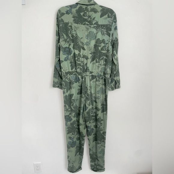 TOPSHOP Green Gray Classic Style Romper Jumpsuit - Picture 6 of 9